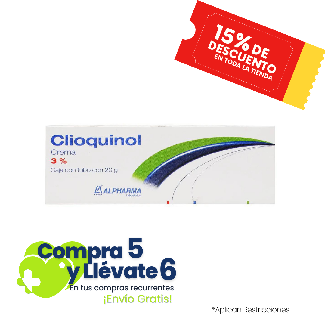 CLIOQUINOL CREMA 20MG - GENERICO