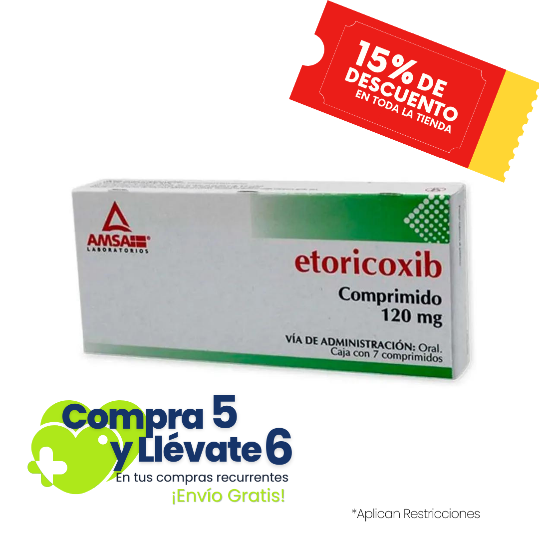 ETORICOXIB 120 MG CON 7 TAB - GENERICO