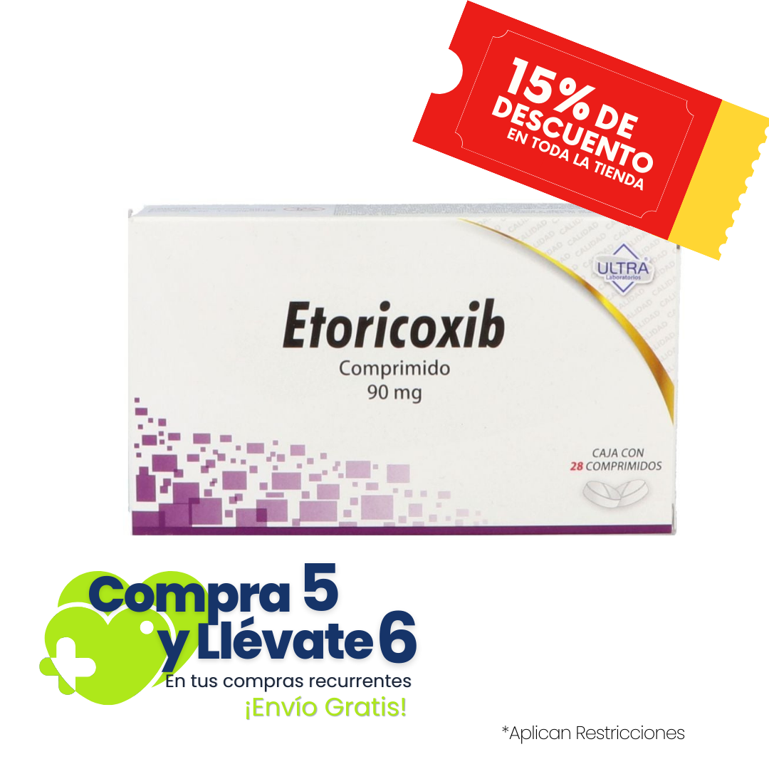 ETORICOXIB 90 MG CON 28 TAB - GENERICO