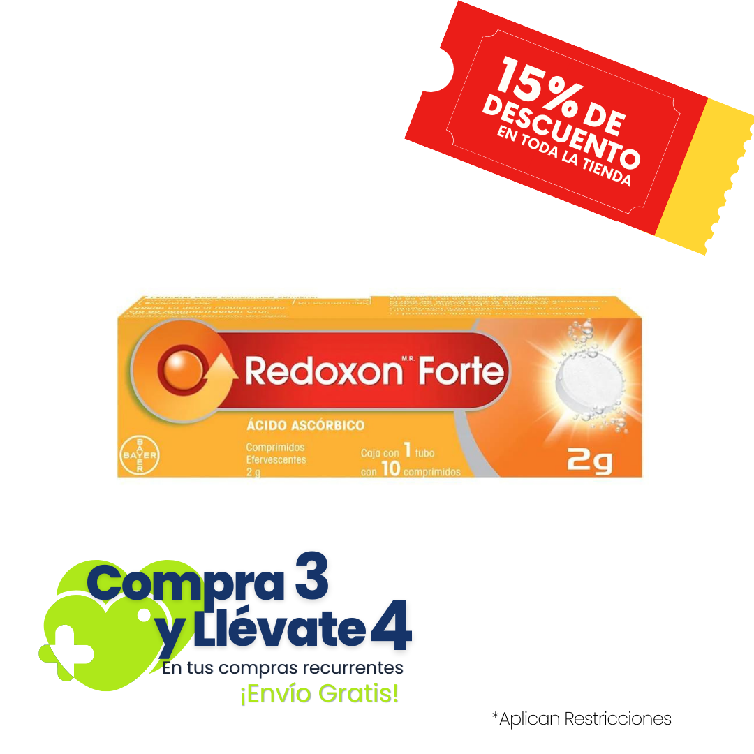 REDOXON FTE EFERV 10 COMPR 2GR PAT